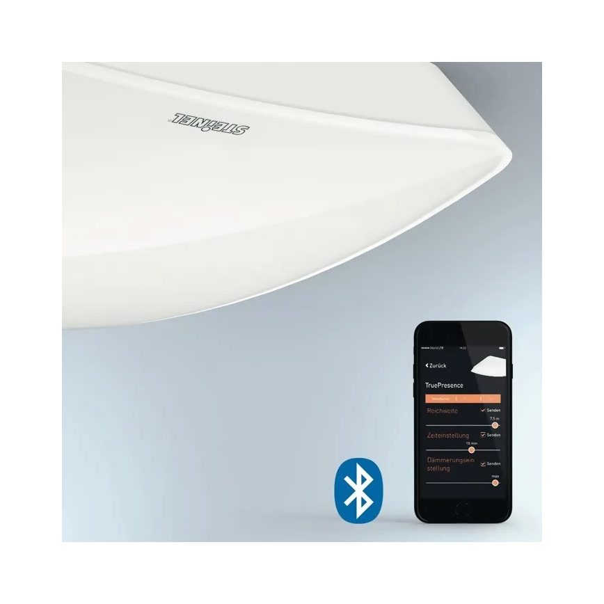 Steinel 057930 - Läsnäolotunnistin TRUE PRESENCE COM2 valkoinen IP54