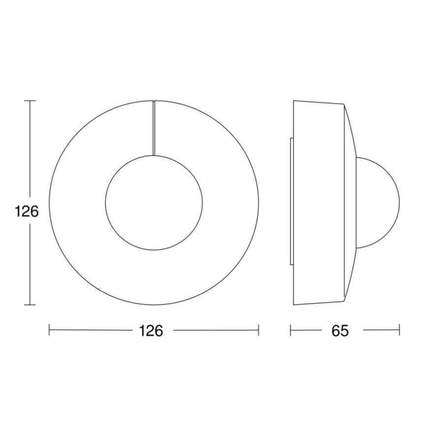 Steinel 058272 - Liiketunnistin IS 345 V3 KNX IP54 pyöreä valkoinen