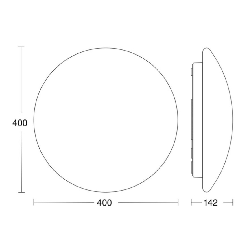 STEINEL 058609 - LED-kattovalaisin kylpyhuoneeseen anturilla RS PRO LED/19,5W/230V 3000K IP54