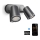 STEINEL 058654- LED-ulkovalaisin anturilla SPOT DUO 2xGU10 / 7,5W / 230V IP44