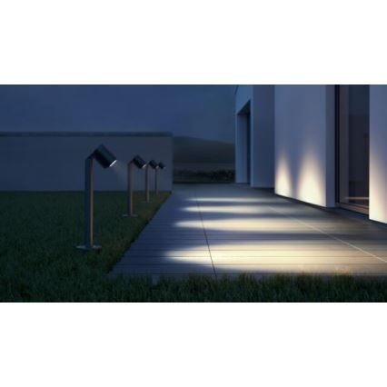 STEINEL 058661 - LED-ulkovalaisin anturilla SPOT WAY 1xGU10 / 7W / 230V IP44