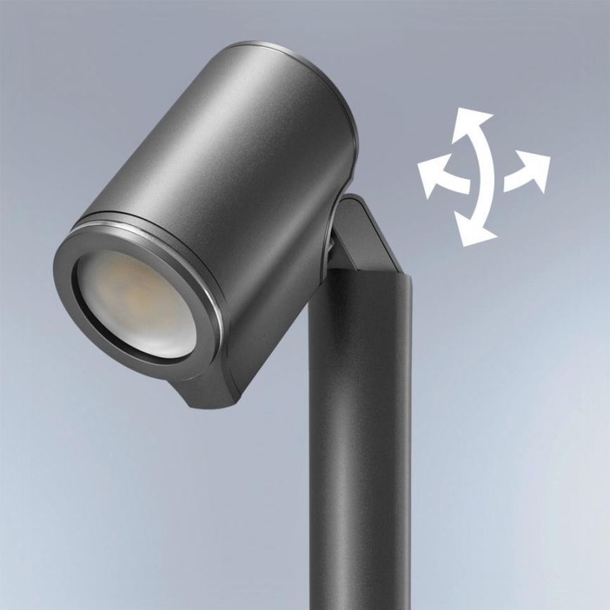 Steinel 058678 - LED Ulkovalaisin hämärätunnistimella SPOT WAY 1xGU10/7,86W/230V IP44 antrasiitti