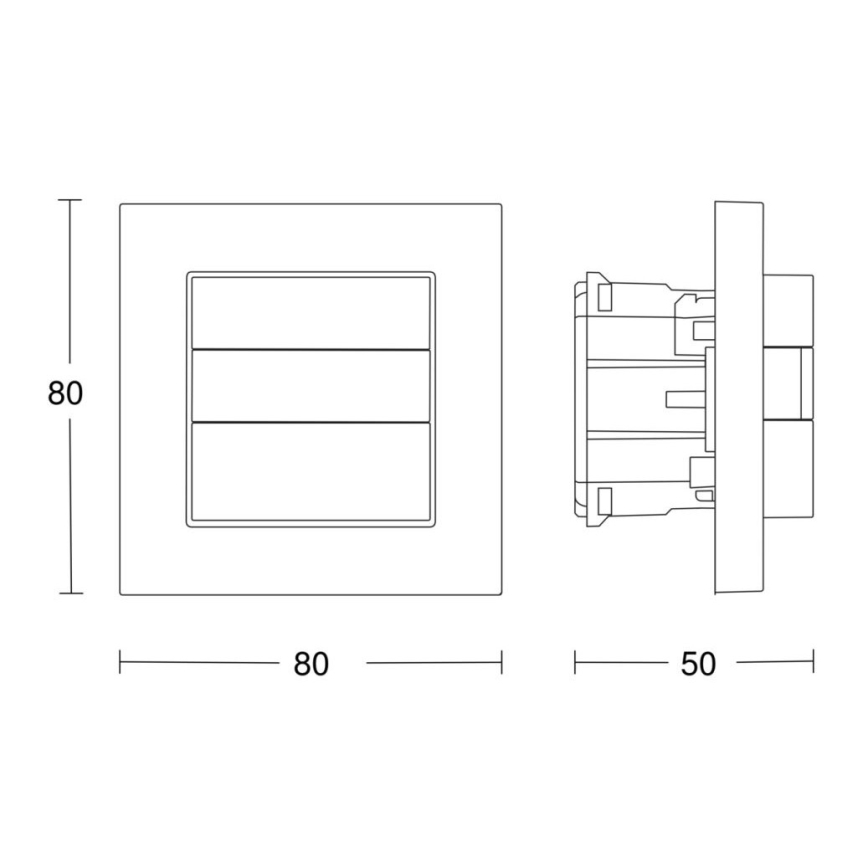 Steinel 059460 - Liiketunnistin HF 180 KNX valkoinen
