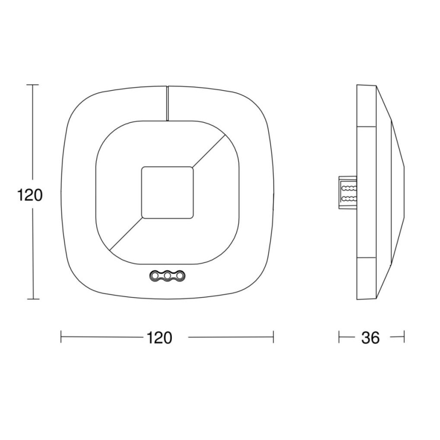 Steinel 059484 - Läsnäolotunnistin HF 360 V3 KNX valkoinen