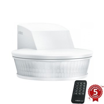Steinel 059613 - Liiketunnistin SensIQ S IP54 valkoinen + kaukosäädin
