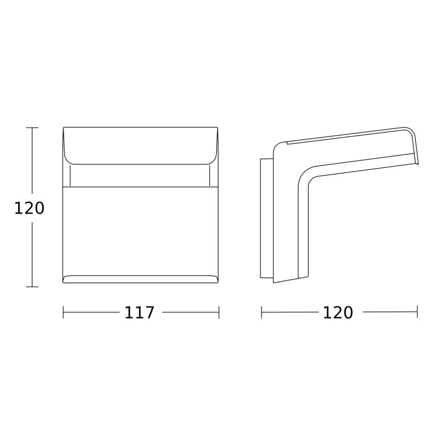 Steinel 059620 - Liiketunnistin iHF 3D KNX IP54 antrasiitti