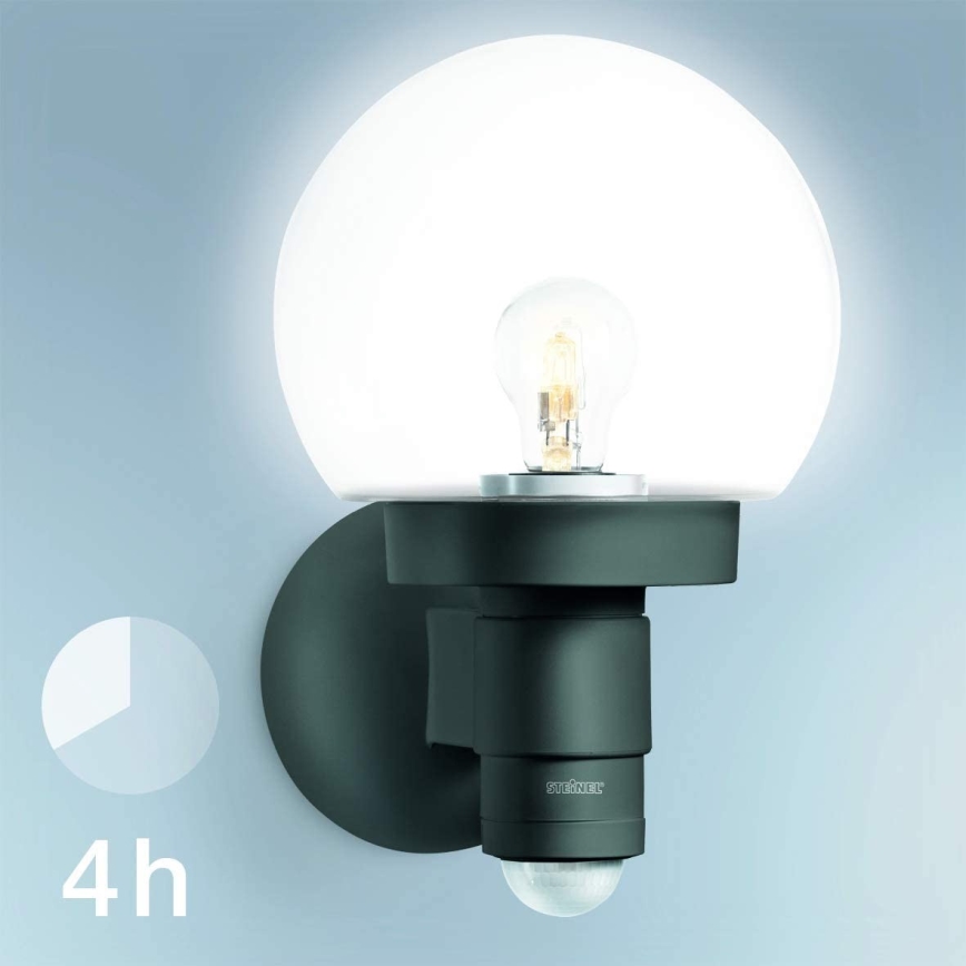 Steinel 059880 - Ulkovalo anturilla L 115 1xE27/60W/230V IP44