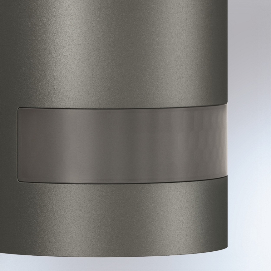Steinel 065287 - LED-ulkovalaisin anturilla L 605 LED/9,5W/230V IP44 antrasiitti