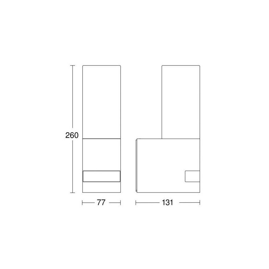 Steinel 065287 - LED-ulkovalaisin anturilla L 605 LED/9,5W/230V IP44 antrasiitti
