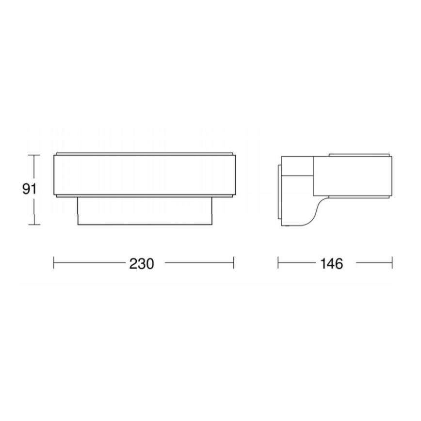 STEINEL 065706 - LED-ulkoseinävalaisin anturilla LED / 12,5W / 230V IP44
