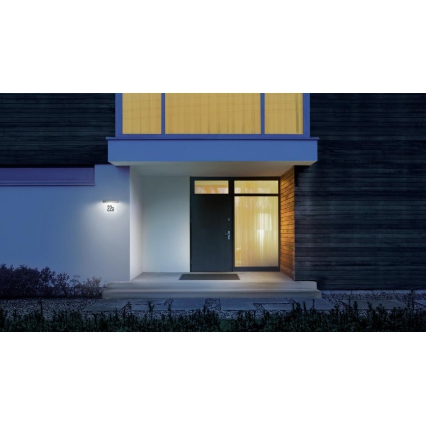 Steinel 065935 - LED-aurinkoenergia talon numero XSolar SOL-O HN LED/0,07W 2000 mAh IP44 antrasiitti