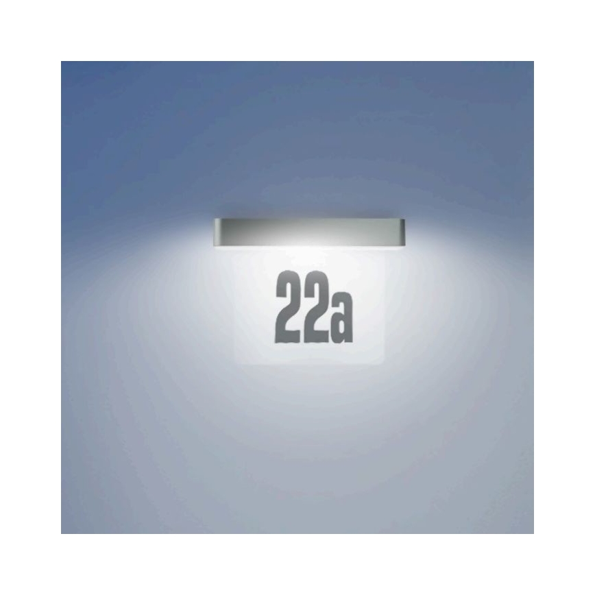 Steinel 065935 - LED-aurinkoenergia talon numero XSolar SOL-O HN LED/0,07W 2000 mAh IP44 antrasiitti