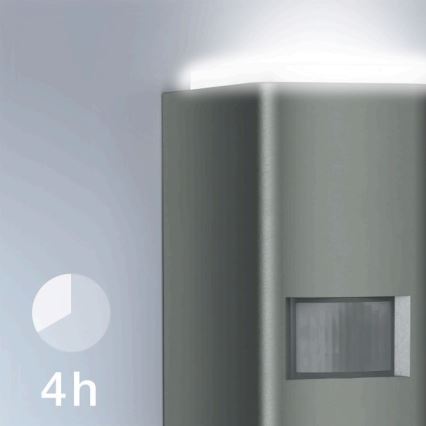 Steinel 067199 - LED Ulkoseinävalo sensorilla  L 930 S LED/9,3W/230V IP44 antrasiitti