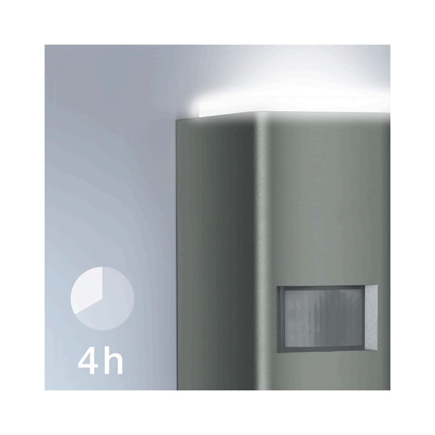 Steinel 067199 - LED Ulkoseinävalo sensorilla  L 930 S LED/9,3W/230V IP44 antrasiitti