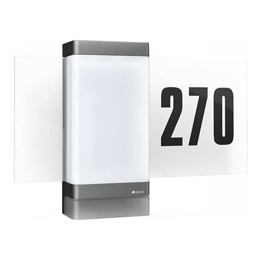 Steinel 067205 - LED-talonumero anturilla L270SC LED/7,8W/230V IP44