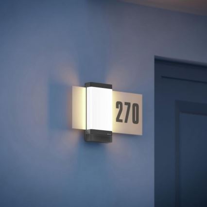 Steinel 067205 - LED-talonumero anturilla L270SC LED/7,8W/230V IP44