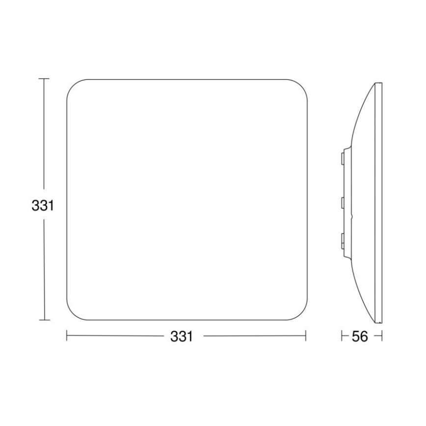 Steinel 067519 - Himmennettävä LED-kattovalaisin anturilla RS PRO S30 Q SC 26W/230V 4000K