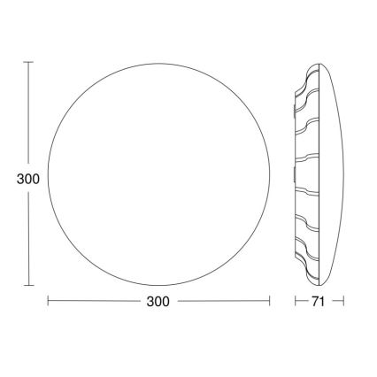 Steinel 067540 - Himmennettävä LED-kattovalaisin anturilla RS PRO S20 SC 15,7W/230V 4000K