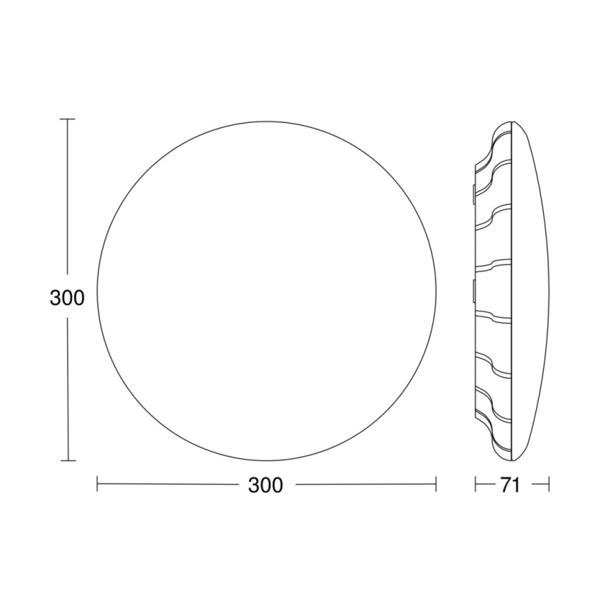 Steinel 067564 - Himmennettävä LED-kattovalaisin anturilla RS PRO S20 SC LED/15,7W/230V 3000K