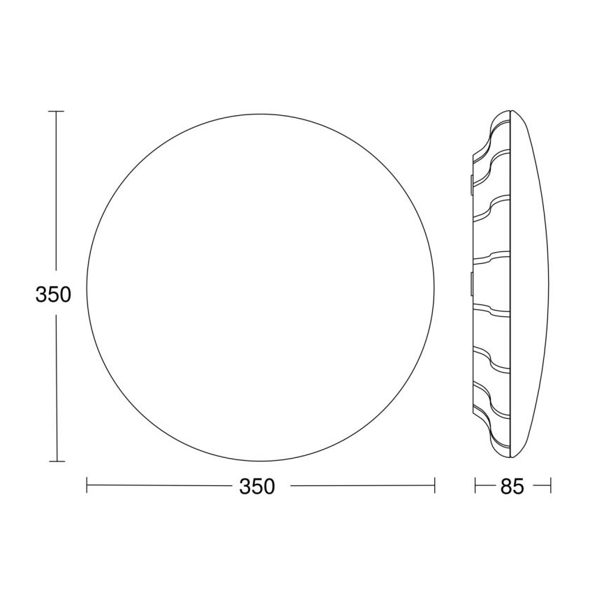Steinel 068042 - LED Kattovalo anturilla RS PRO S30 SC 25,8W/230V 4000K