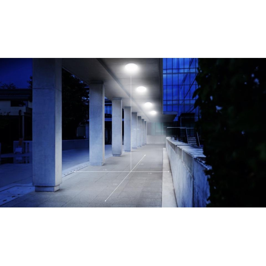 Steinel 068196 - LED-kattovalaisin kylpyhuoneeseen anturilla DL Vario Quattro PRO S LED/14W/230V 4000K IP54