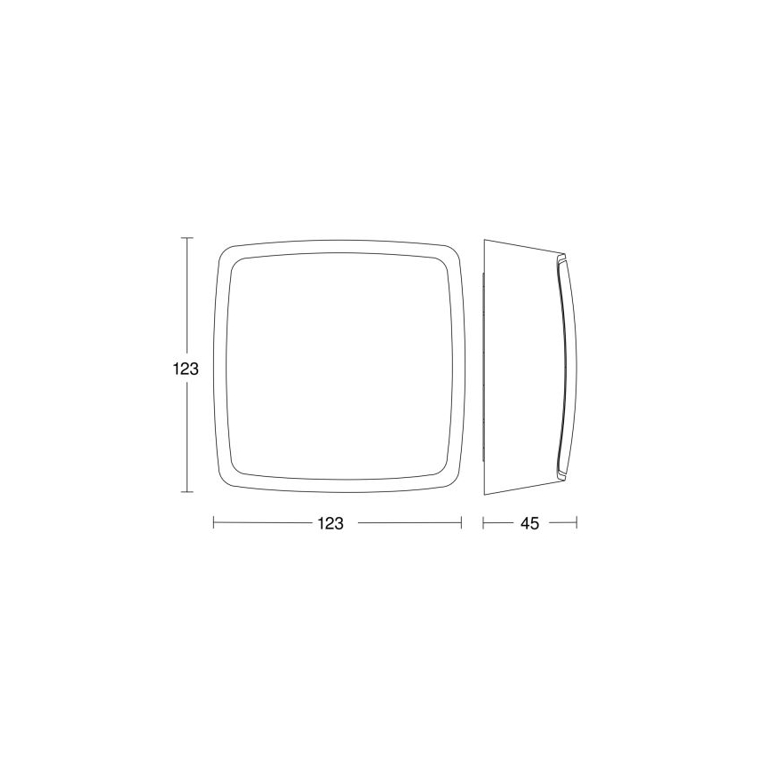 Steinel 068288 - Läsnäolotunnistin TRUE PRESENCE COM2G IP54 musta