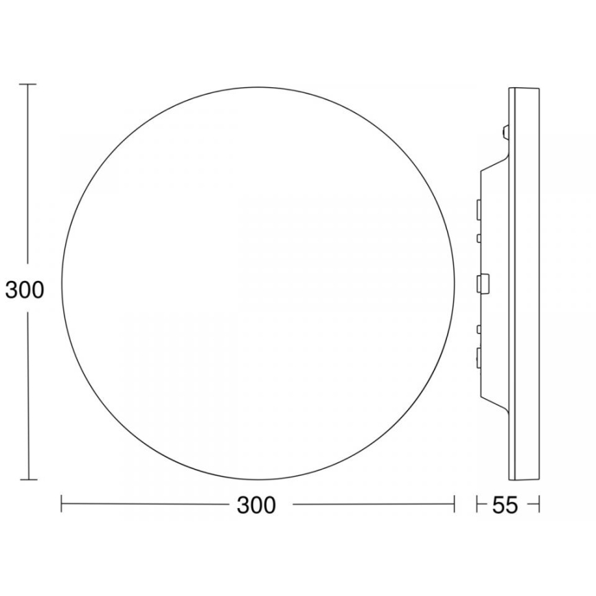 Steinel 068424 - SETTI 5x Himmennettävä LED-kattovalaisin anturilla RS PRO R10 BASIC SC LED/8,5W/230V 4000K IP40