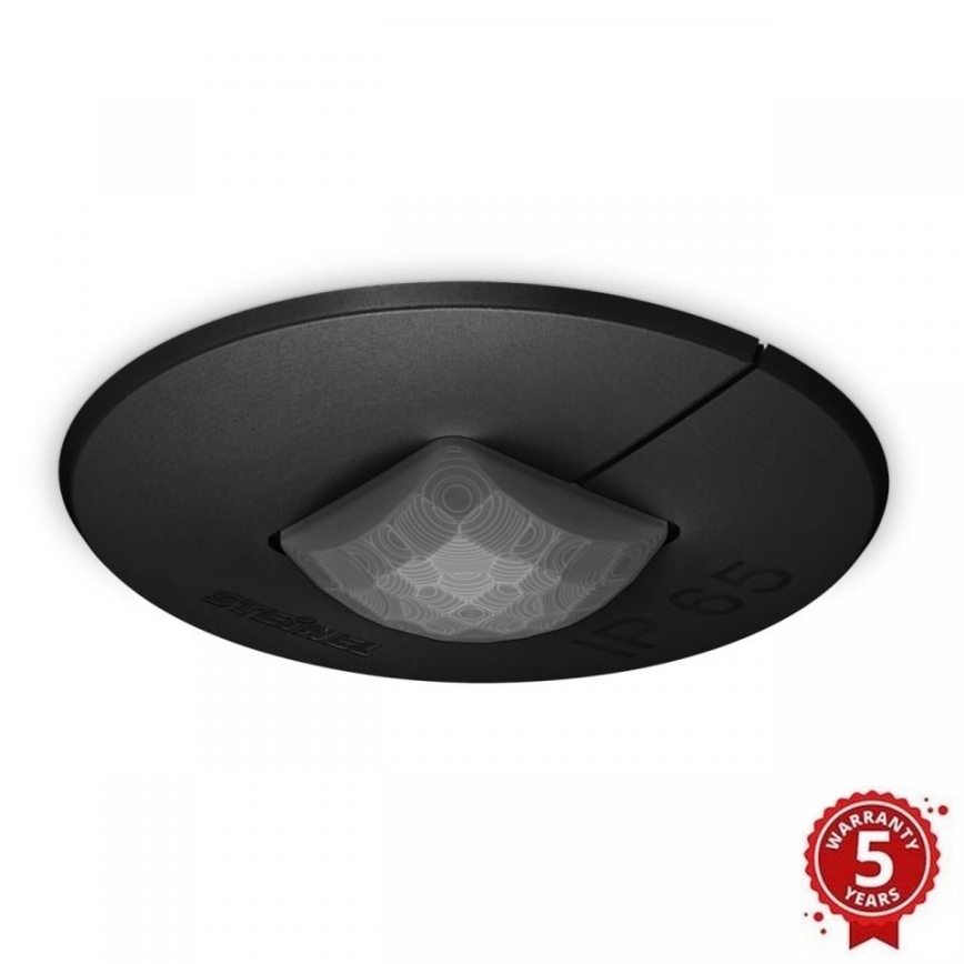Steinel 068639 - Läsnäolotunnistin IR Quattro MICRO 6m COM1 IP65 musta