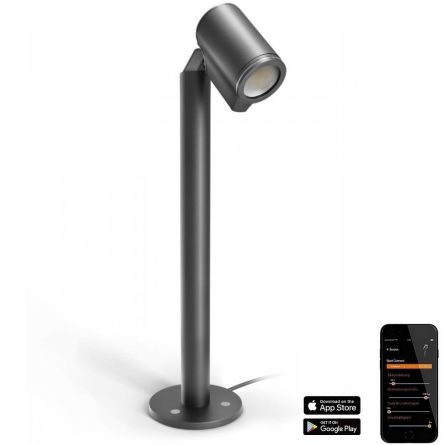 Steinel 068677 - LED-ulkolamppu SPOT WAY 1xGU10/6,7W/230V IP44 antrasiitti