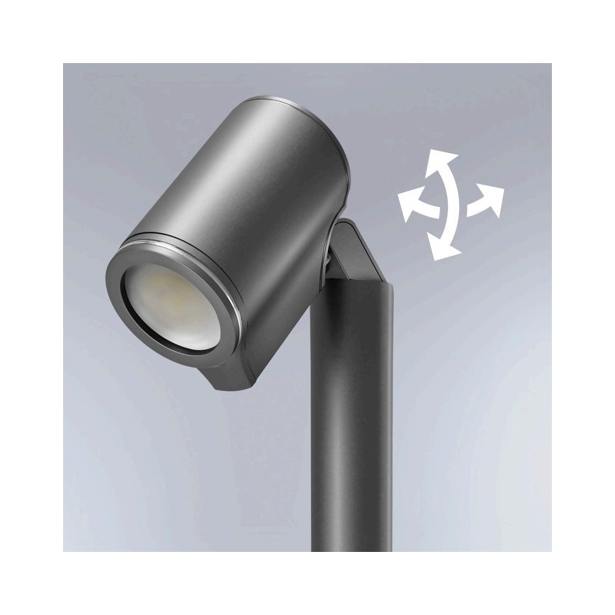 Steinel 068677 - LED-ulkolamppu SPOT WAY 1xGU10/6,7W/230V IP44 antrasiitti