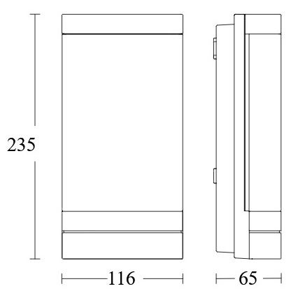 Steinel 068714 - LED Ulkovalo L 271 C LED/6,6W/230V 3000K IP44