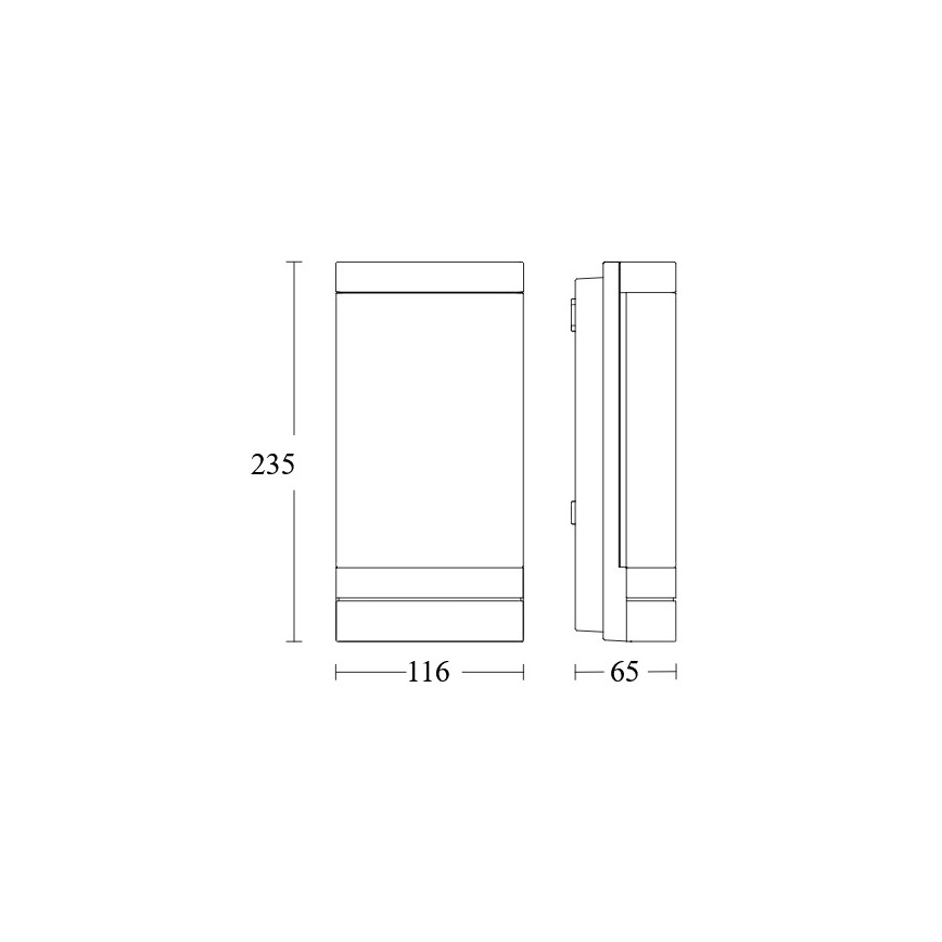 Steinel 068714 - LED Ulkovalo L 271 C LED/6,6W/230V 3000K IP44