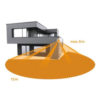 Steinel 069551 - LED-valonheitin anturilla XLED PRO ONE Plus S LED/33,8W/230V IP44 3000K antrasiitti + kauko-ohjaus