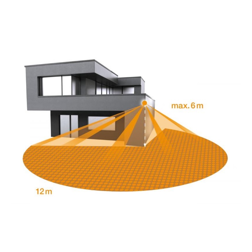 Steinel 069551 - LED-valonheitin anturilla XLED PRO ONE Plus S LED/33,8W/230V IP44 3000K antrasiitti + kauko-ohjaus
