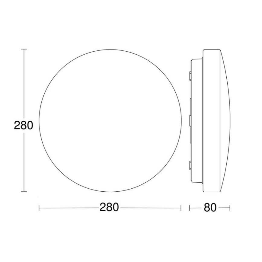 Steinel 069698-LED Kylpyhuoneen kattovalaisin RSPRO P1 LED/8,2W/230V 4000K IP54