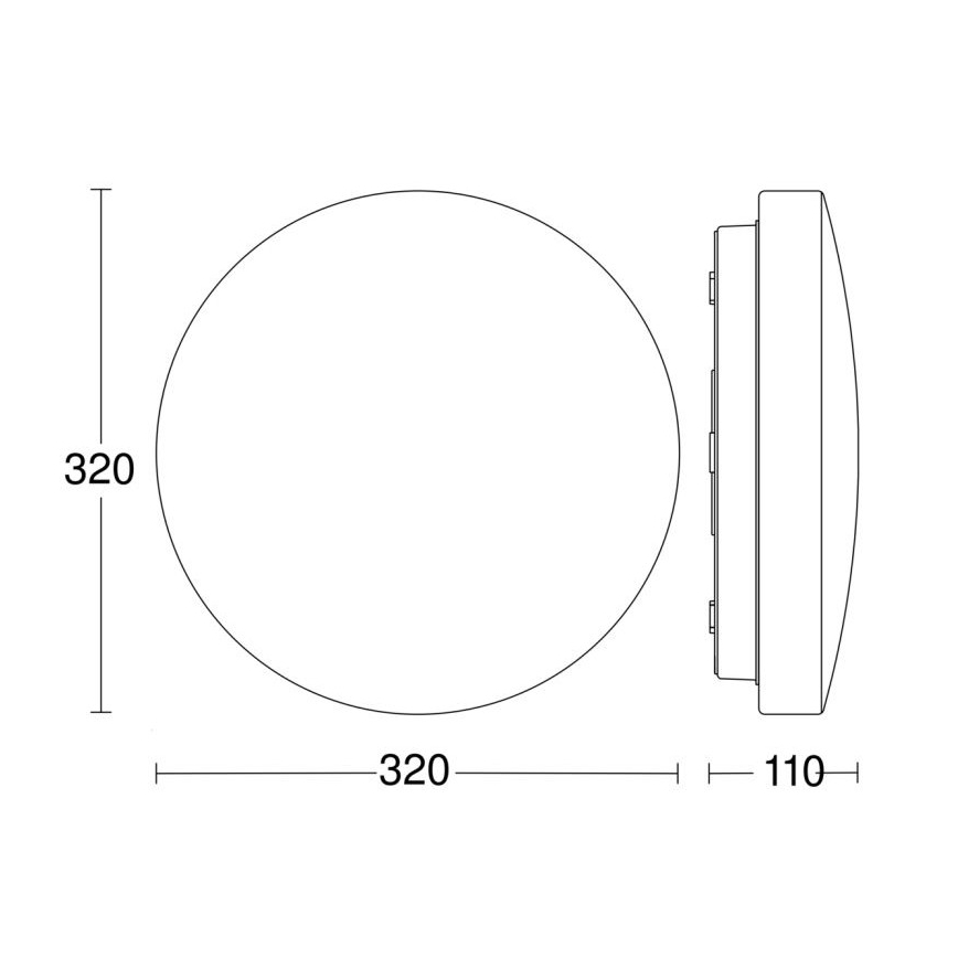 Steinel 069759-LED Kylpyhuoneen kattovalaisin RSPROP2 LED/14,1W/230V 4000K IP54