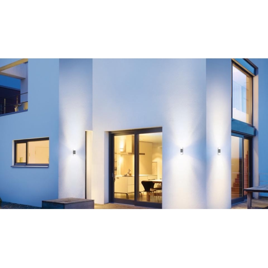 Steinel 078720- LED-ulkoseinävalo L 910 LED/9,8W/230V IP44 antrasiitti
