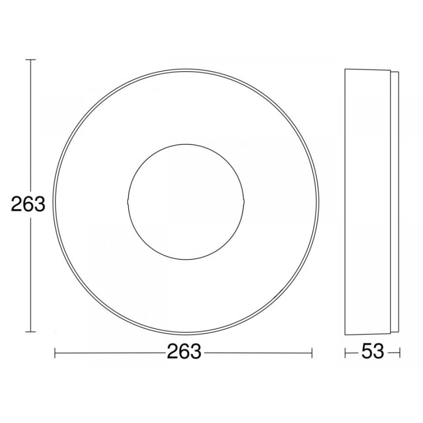 Steinel 078782 - LED Kattovalo sensorilla RS 200 SC LED/17,1W/230V 3000K IP54