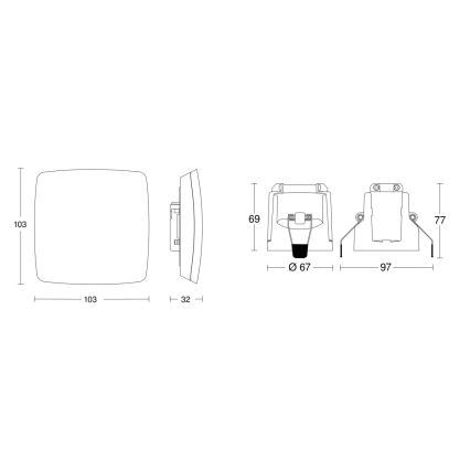 Steinel 079451 - Läsnäolotunnistin TRUE PRESENCE KNX valkoinen
