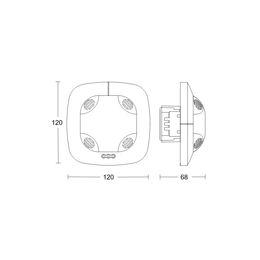 Steinel 079574 - Läsnäolotunnistin DualTech COM1 valkoinen