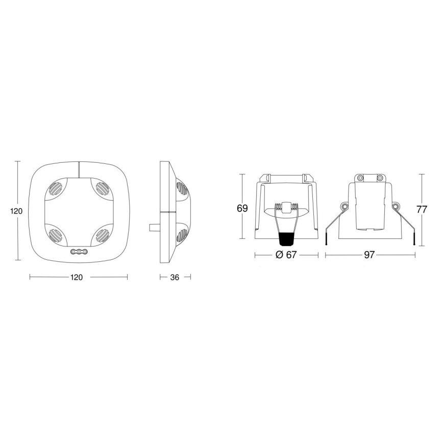 Steinel 079581 - Läsnäolotunnistin DualTech KNX valkoinen