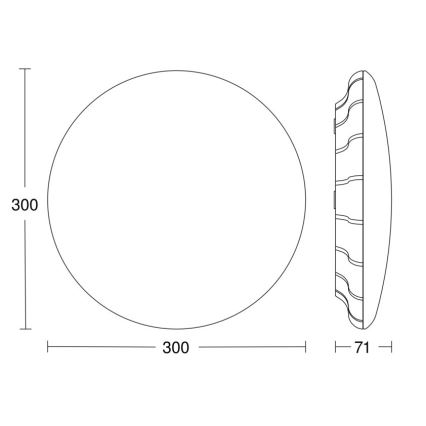 Steinel 079772 - LED Ulkokattovalo sensorilla RS PRO S20 SC LED/15,7W/230V IP65 4000K
