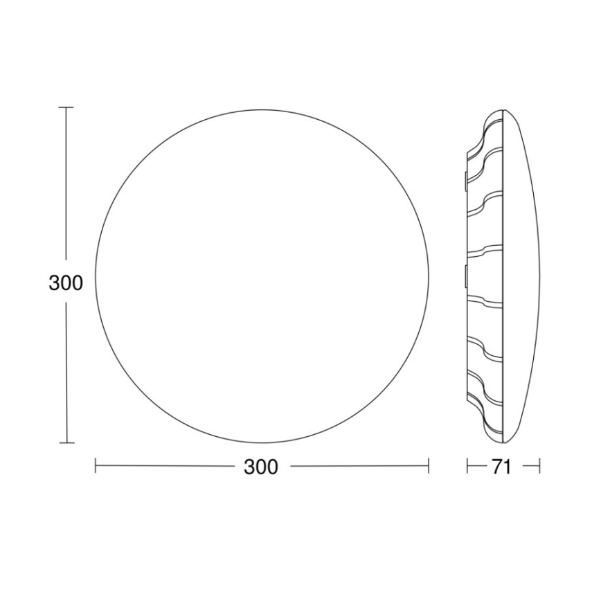 Steinel 081072 - LED-kattovalaisin anturilla RS PRO S10 SC LED/9,1W/230V 4000K