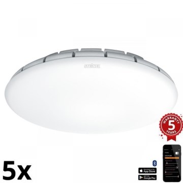 Steinel 081935 - SETTI 5x LED Kattovalo sensorilla RS PRO S10 SC LED/9,1W/230V 3000K