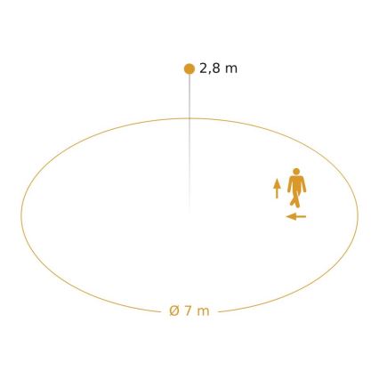 Steinel 084998 - LED Himmennettävä ulko riippuva kattovalaisin anturilla RS PRO DL 150 SC LED/10,8W/230V 3000/4000/5700K IP54