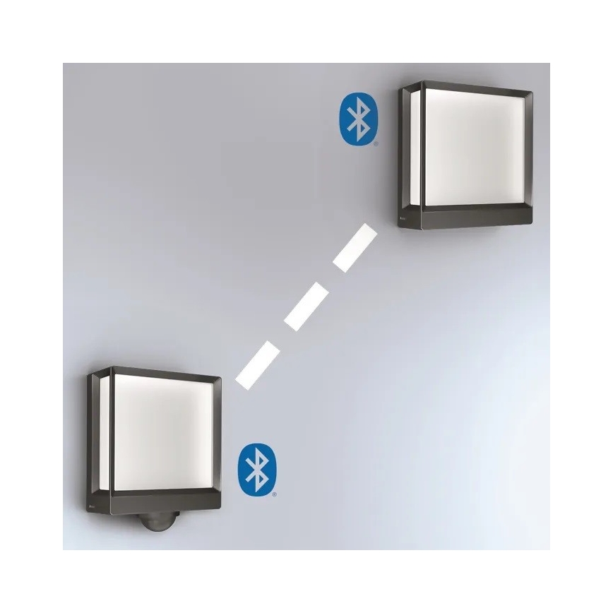 Steinel 085230 - LED Himmennettävä ulkoseinävalaisin L40C LED/12,9W/230V IP54 antrasiitti