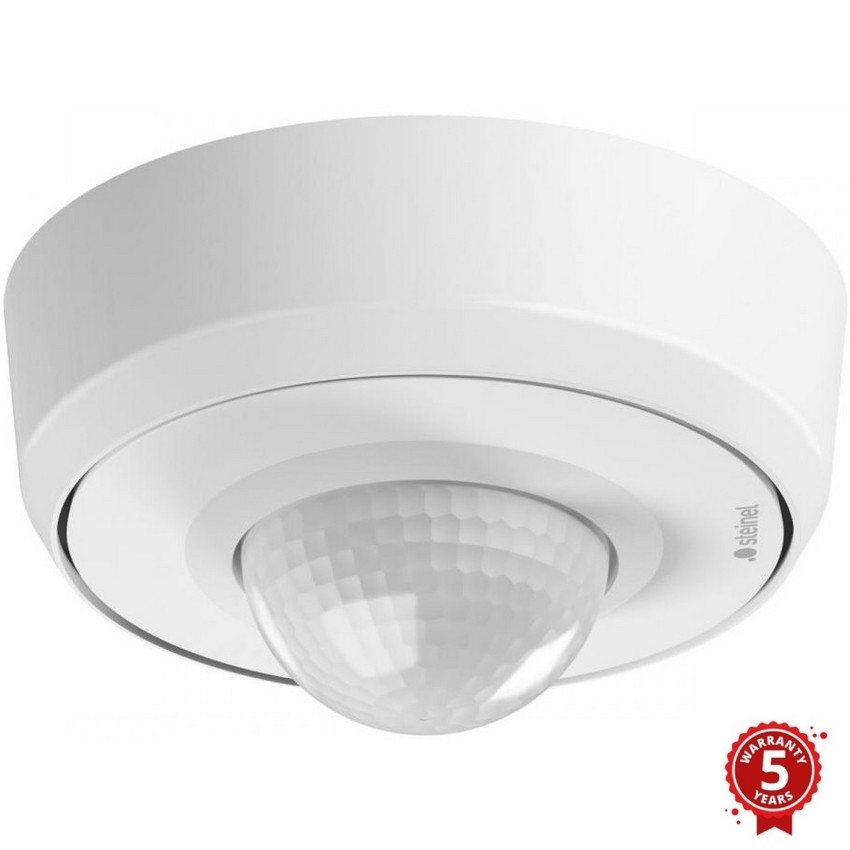 Steinel 087821 - Ulkoliikennanturi läsnäolotunnistimella PD-24 ECO COM1 360° IP54 valkoinen