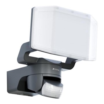 Steinel 090012 - LED-valonheitin anturilla XLED PROTECT LED/14,3W/230V 3000K IP54 antrasiitti