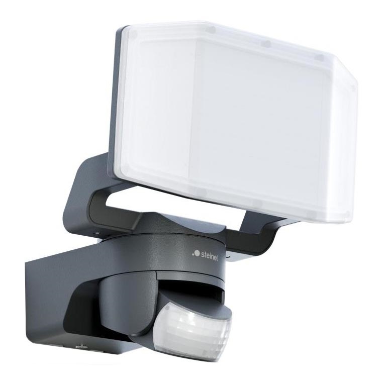Steinel 090012 - LED-valonheitin anturilla XLED PROTECT LED/14,3W/230V 3000K IP54 antrasiitti