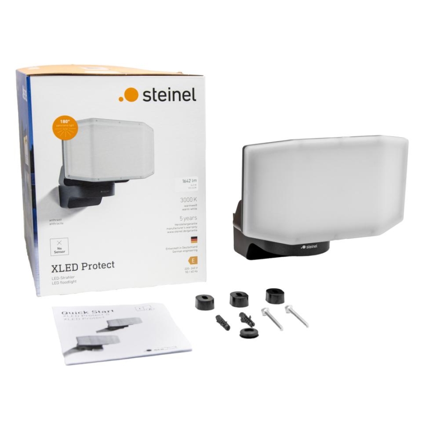 Steinel 090029 - LED-valonheitin XLED PROTECT LED/13,6W/230V 3000K IP54 antrasiitti